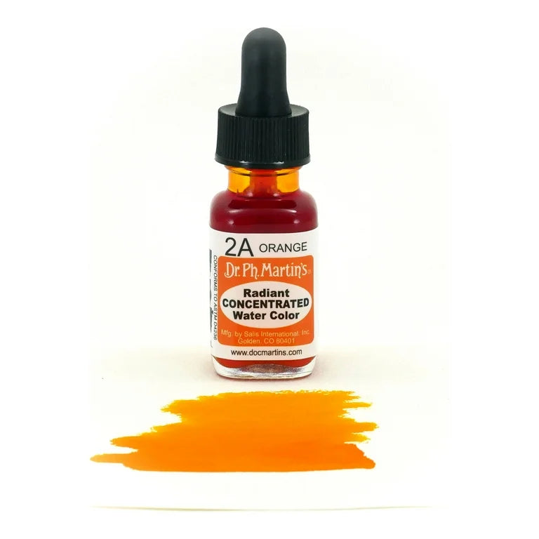 DR. PH. MARTIN'S : RADIANT WATERCOLOR PAINT : 15ML : ORANGE