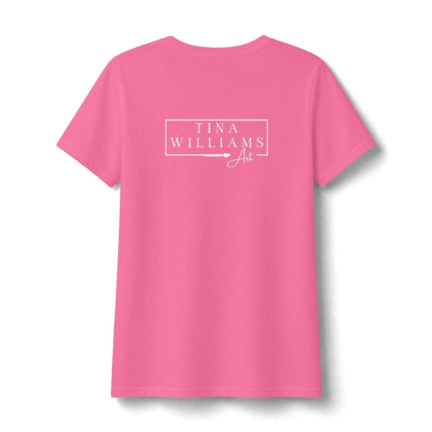 Women's V-Neck 'My Happy Place is a Paint Night' Tee