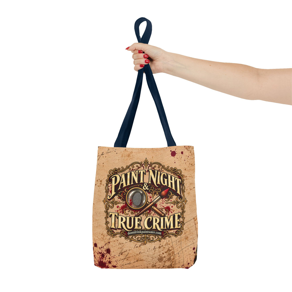 Paint Night & True Crime Tote Bag