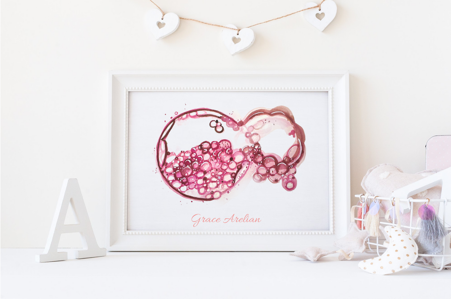Custom Embryo Watercolor