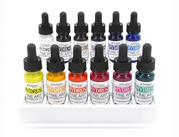 Dr. Ph. Martin's® Hydrus Fine Art Watercolor Sets (12 bottles) Set 1