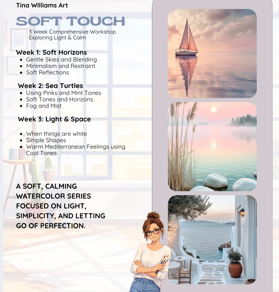 Soft Touch 3 Week Watercolor Workshop