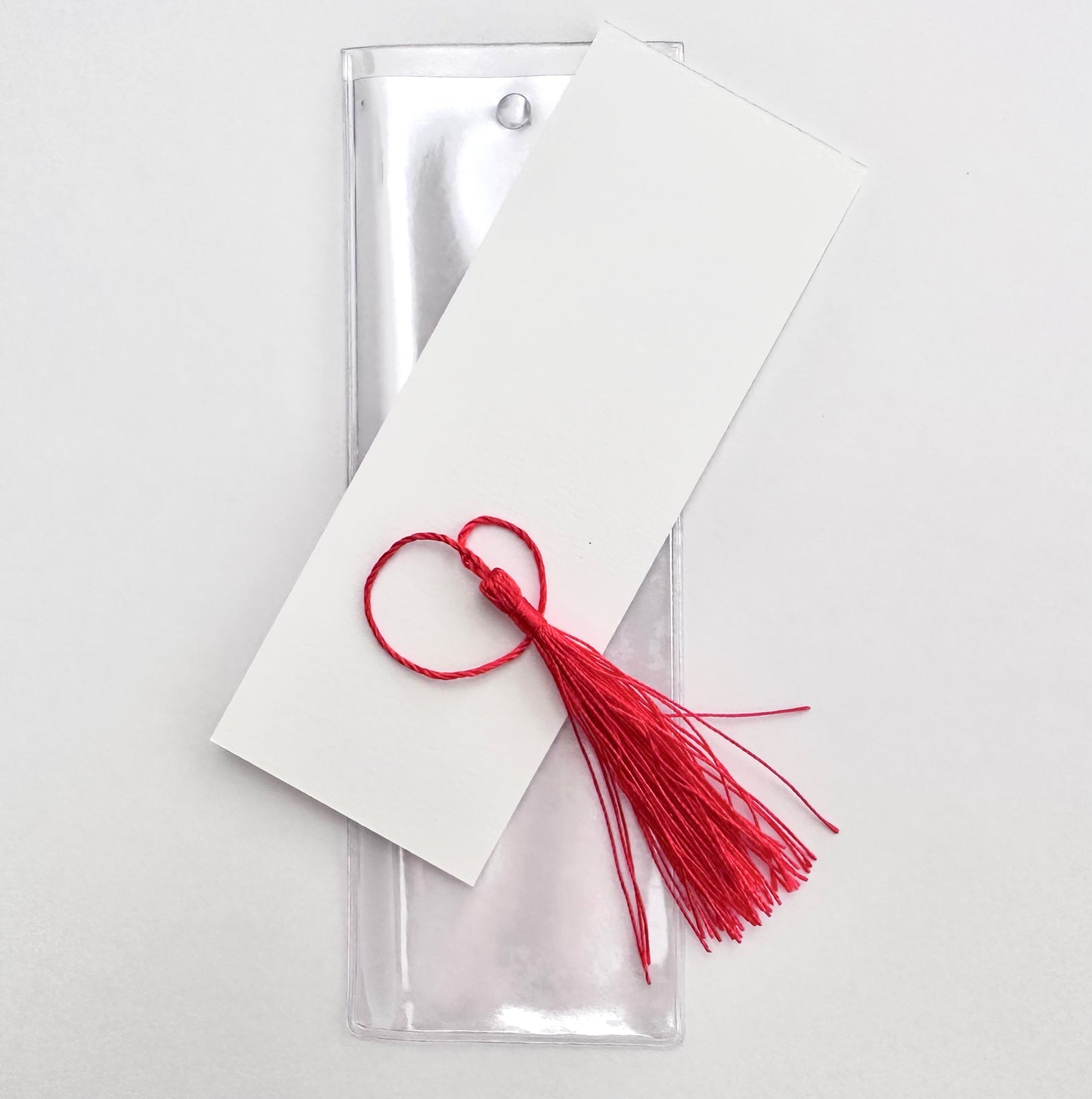 Blank Watercolor Bookmarks w/ tassels and sleeve