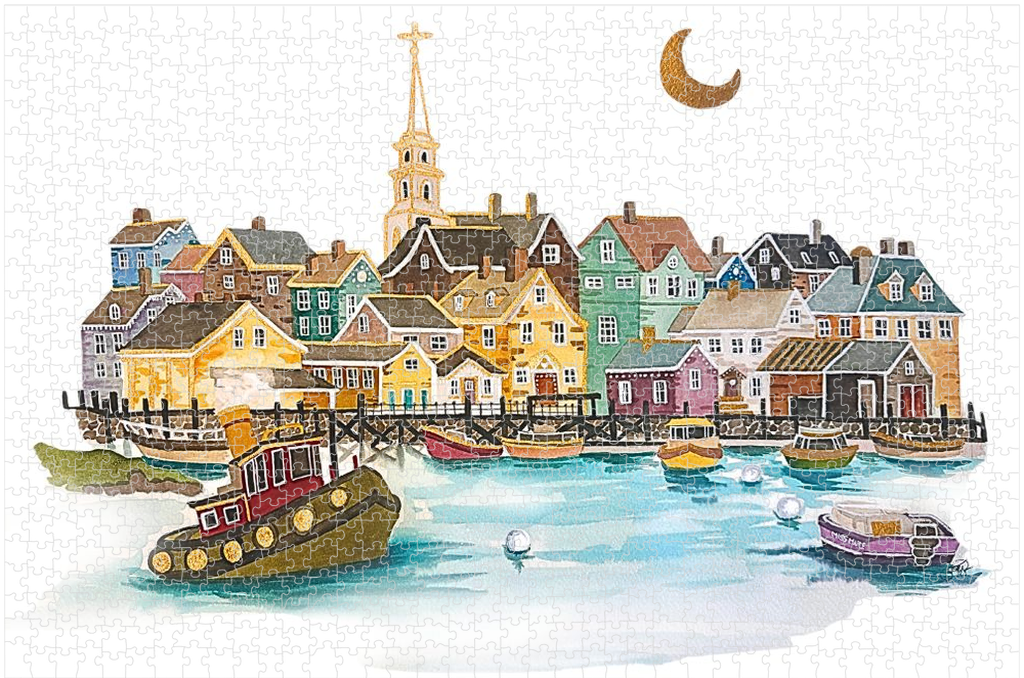 Portsmouth Harbor Premium Puzzle 1000 piece