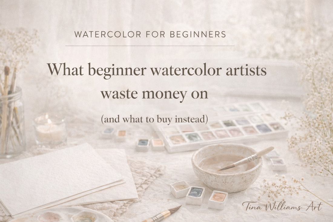 What Beginner Watercolor Artists Waste Money On (And What to Buy Instead)