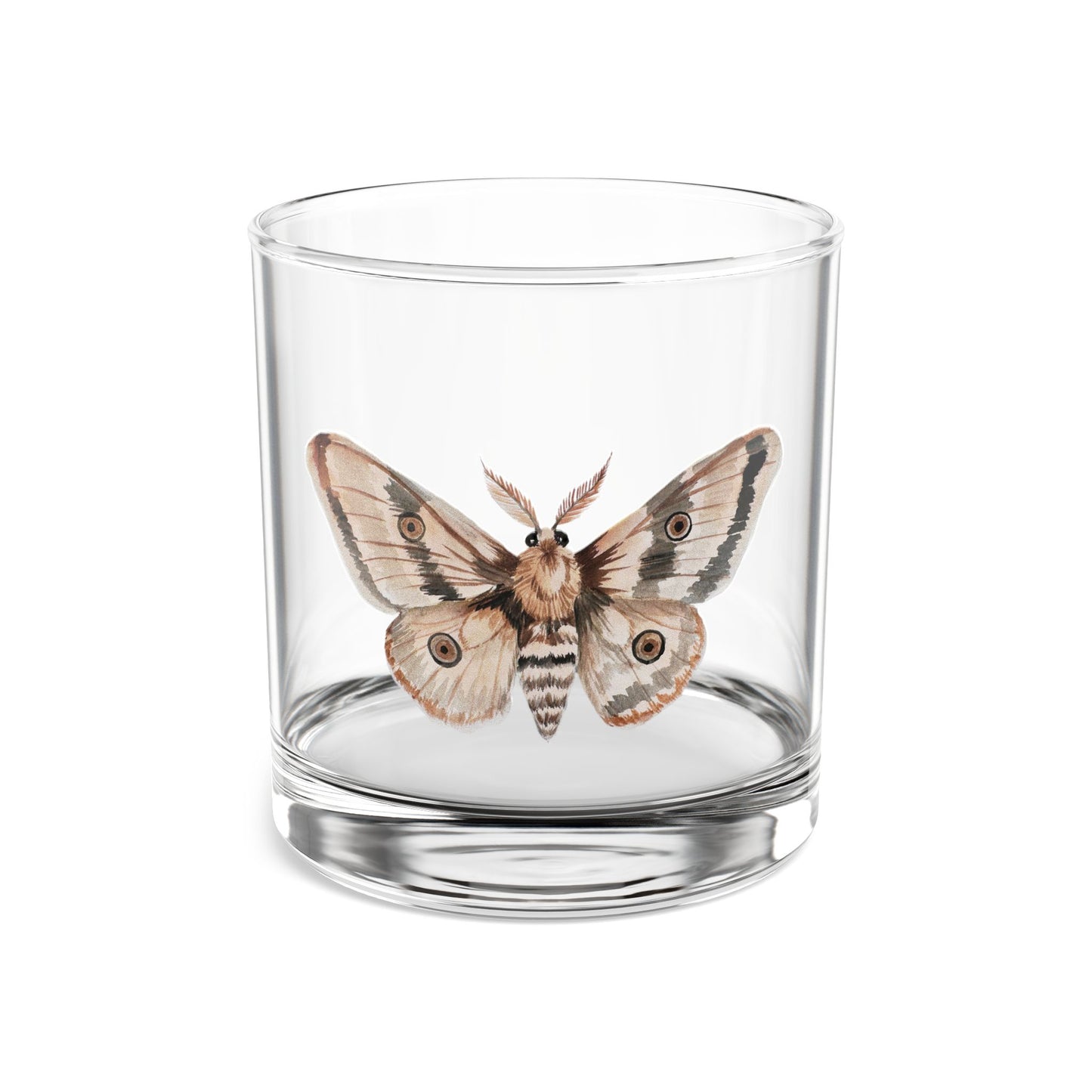 Vintage Moth Cocktail Tumbler (10oz rocks glass)