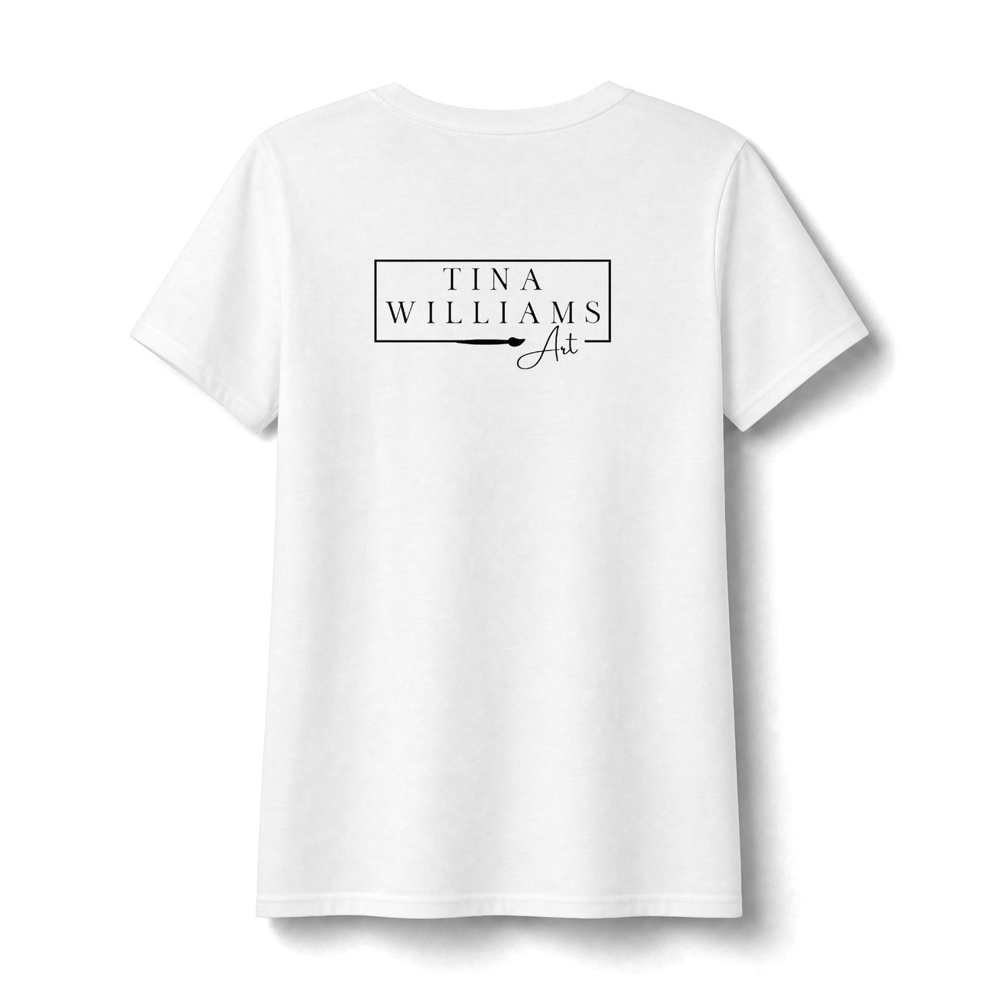 Women's V-Neck 'My Happy Place is a Paint Night' Tee