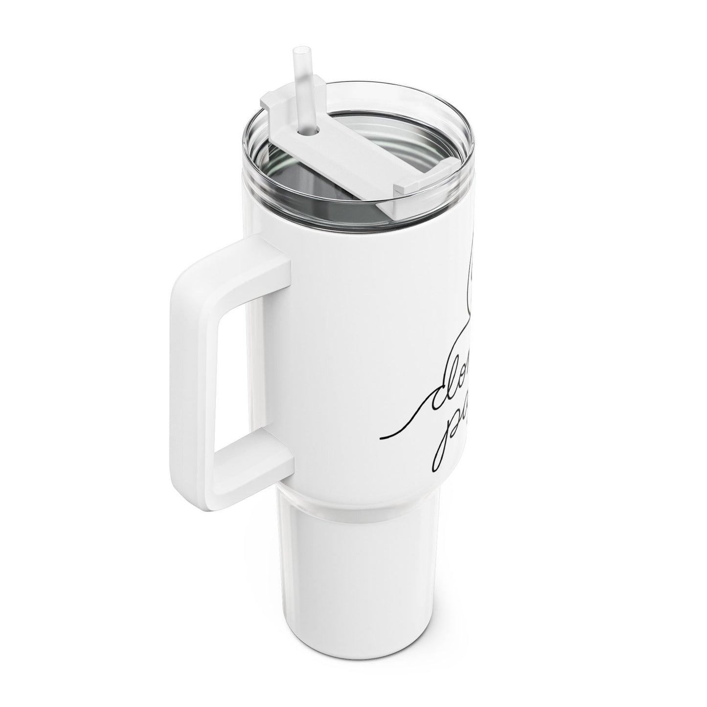 40oz Artist Tumbler – “Don’t Drink Paint Water” Travel Cup