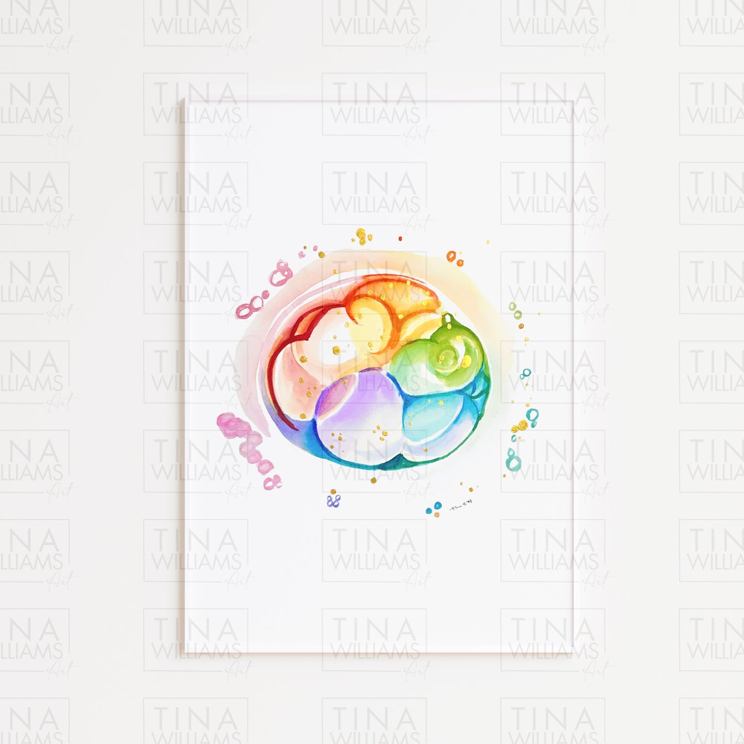 Custom Embryo Watercolor