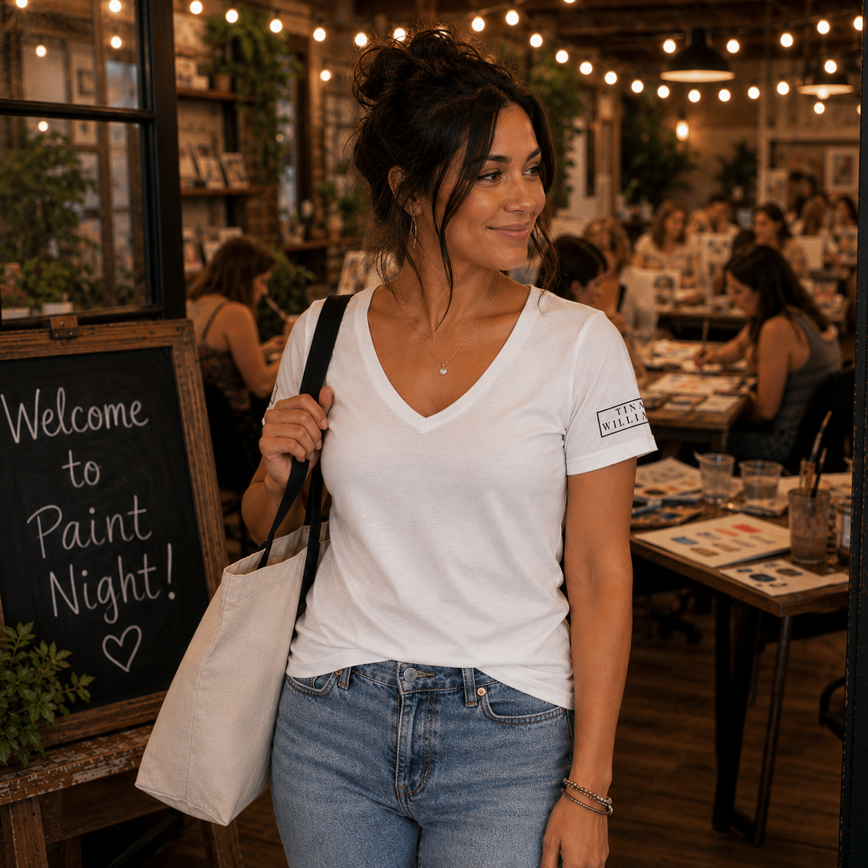 Women's Relaxed Girlfriend V-Neck Tee