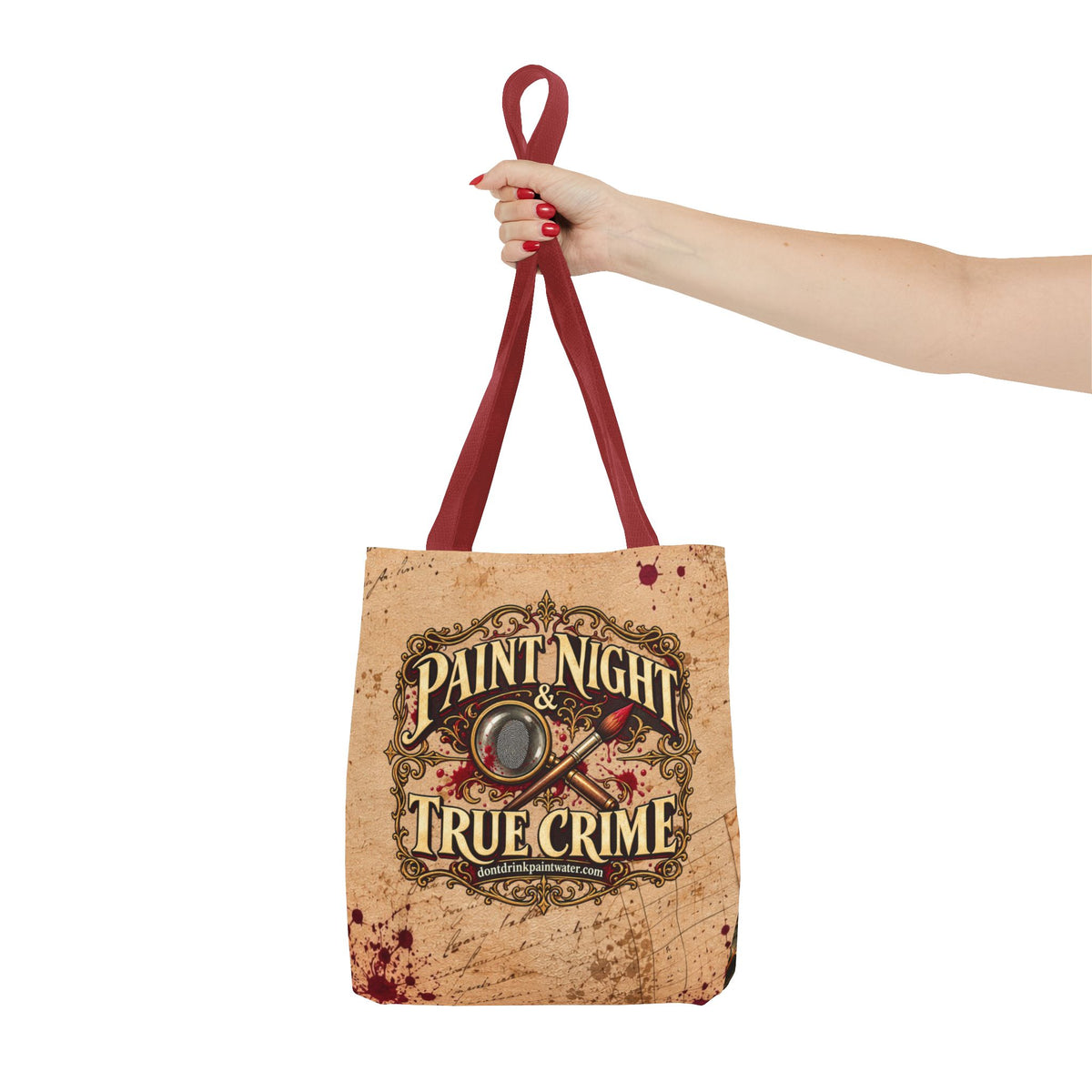 Paint Night & True Crime Tote Bag