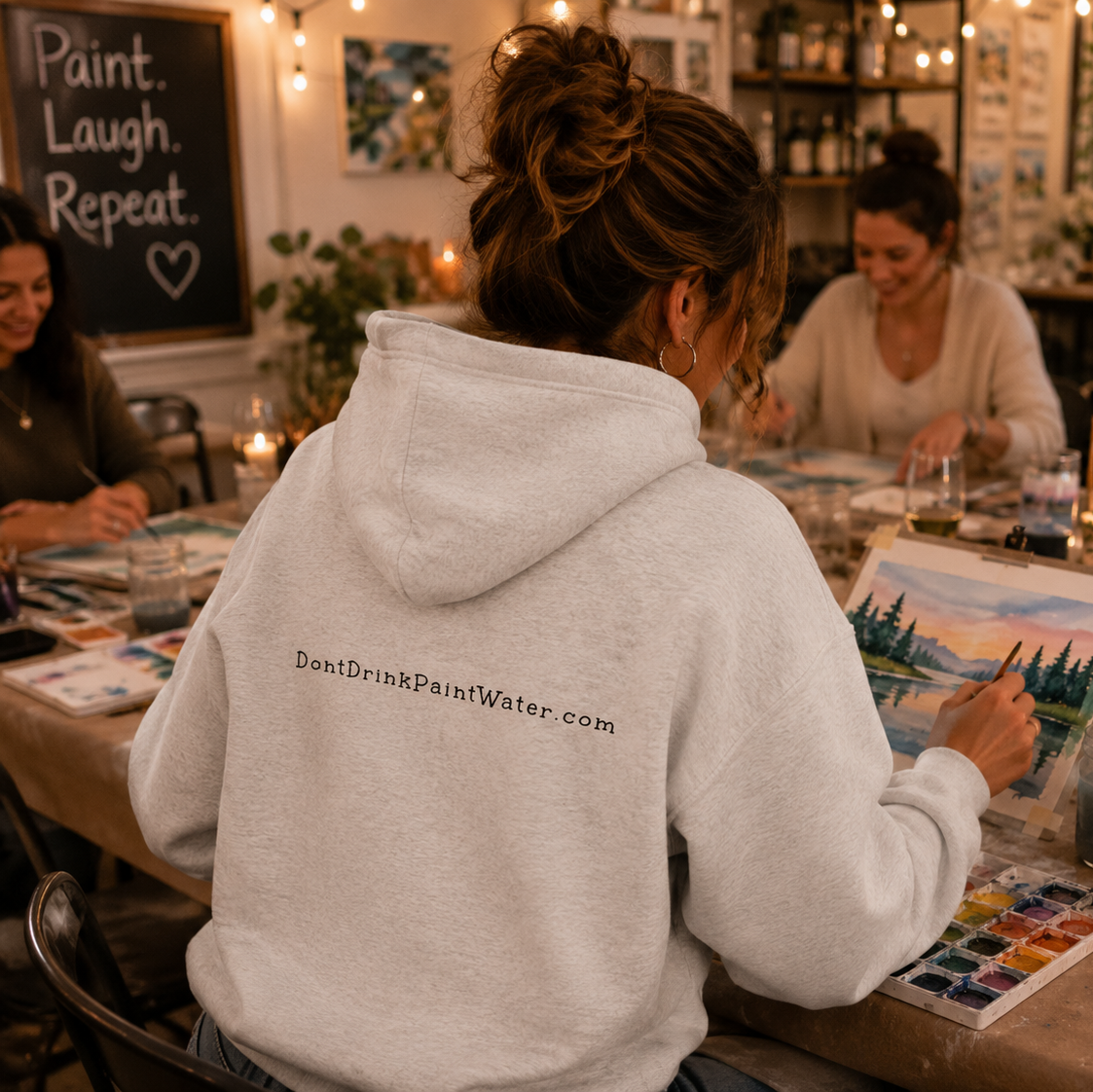 Don't Drink Paint Water Hoodie