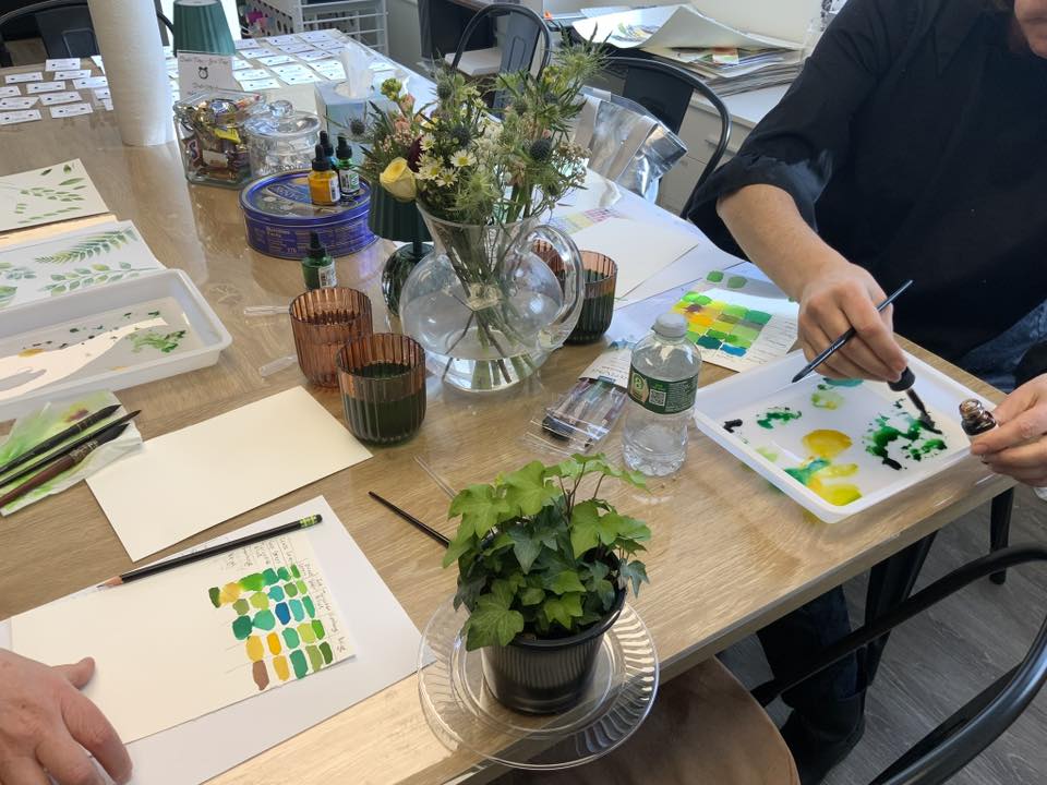 SOLD OUT Botanicals and Florals Workshop | Tina's Art Studio SOLD OUT