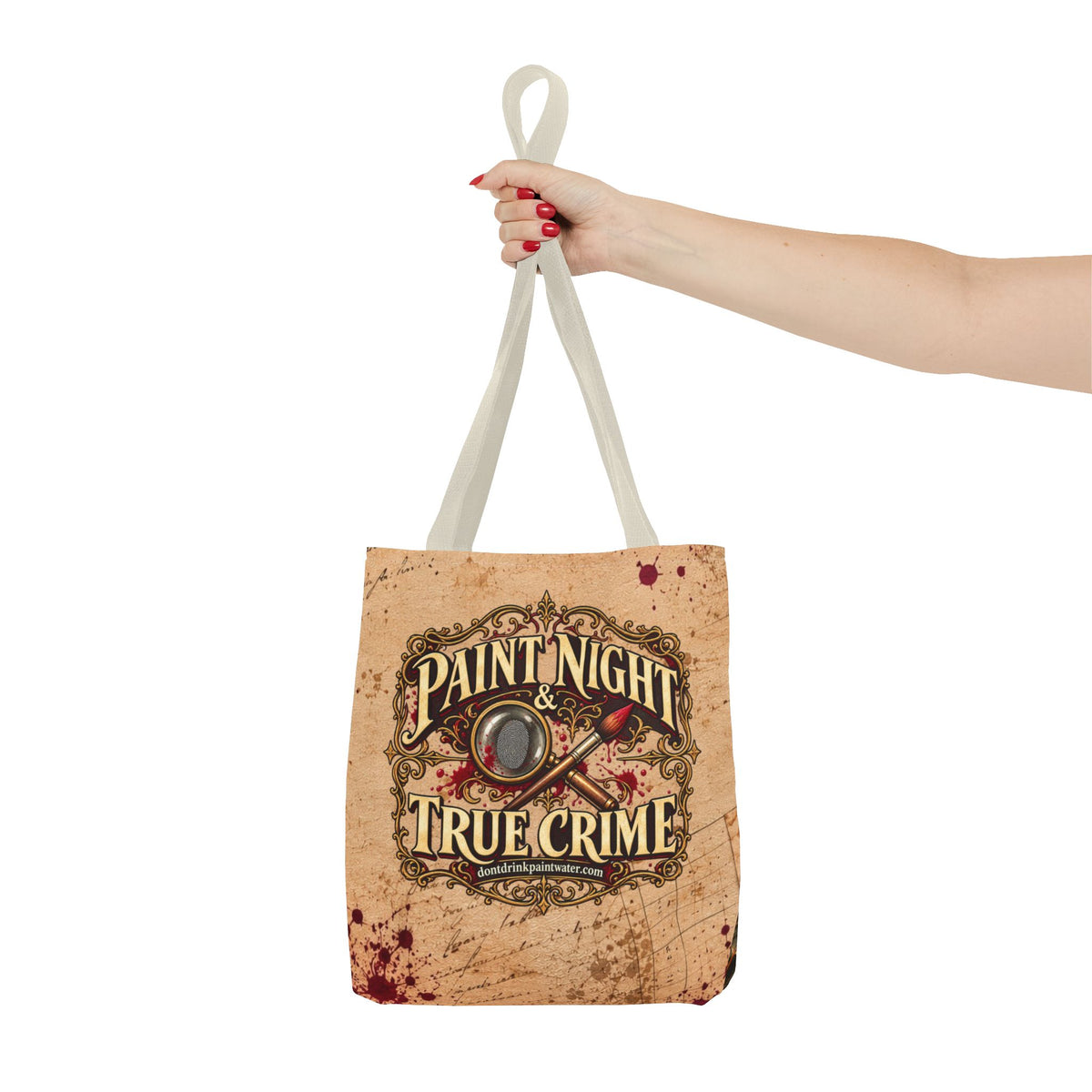 Paint Night & True Crime Tote Bag