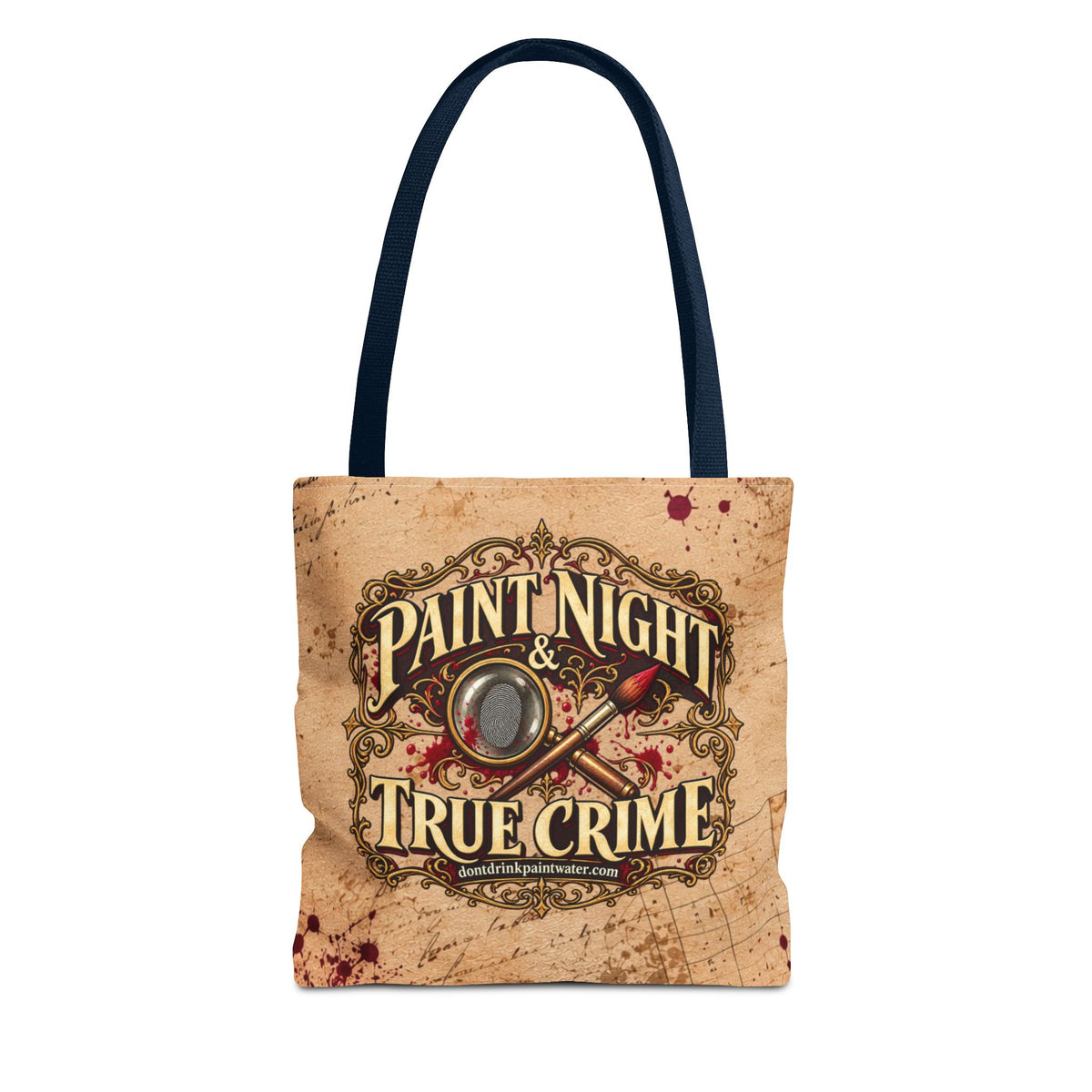 Paint Night & True Crime Tote Bag