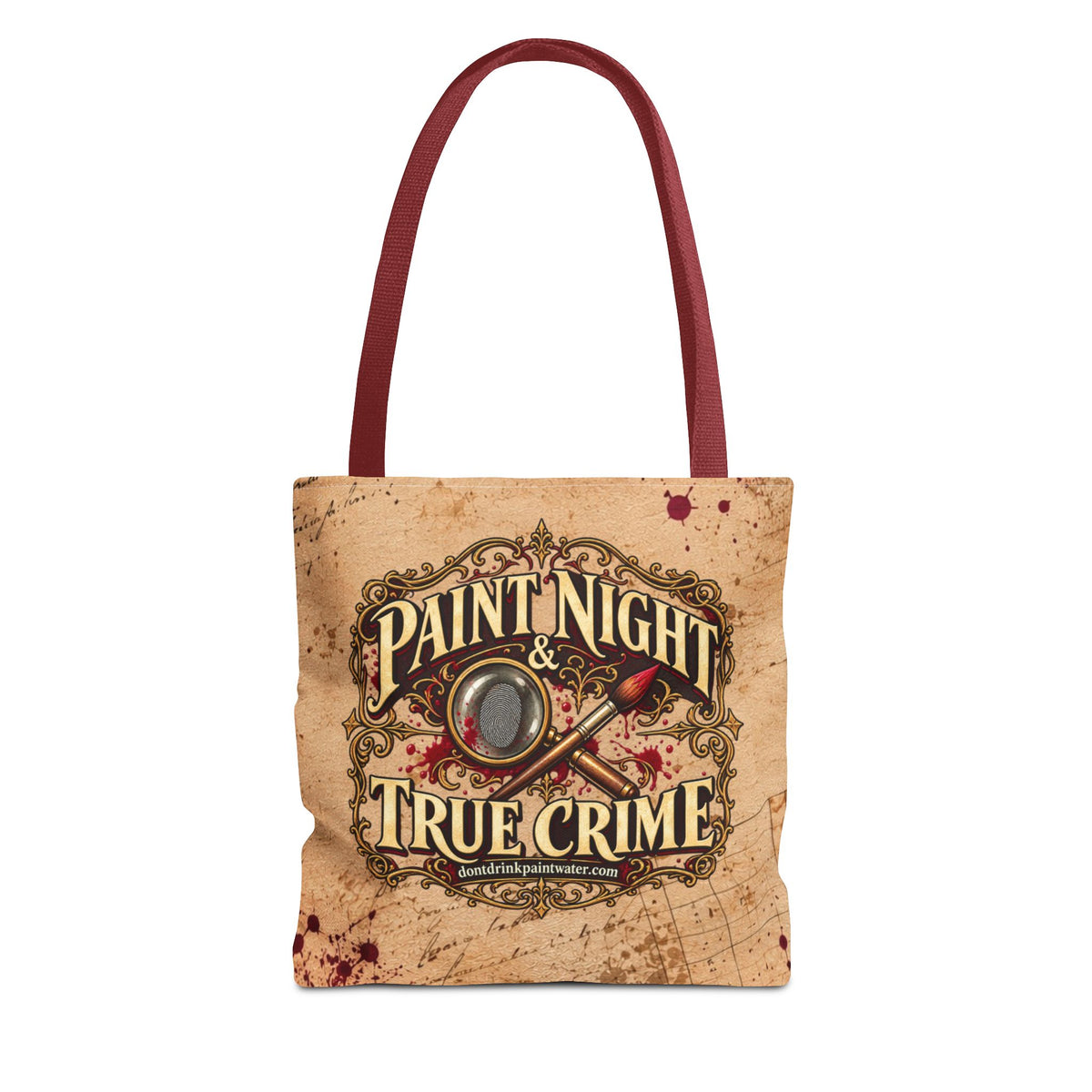 Paint Night & True Crime Tote Bag