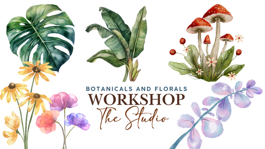 Florals and Botanicals - 3 Week Workshop at the Studio