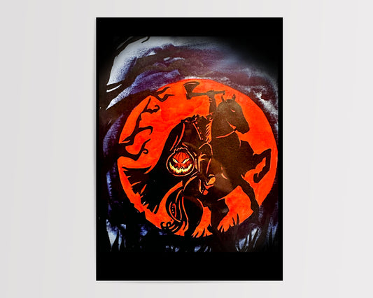 Headless Horseman Sip and Paint Holiday Inn