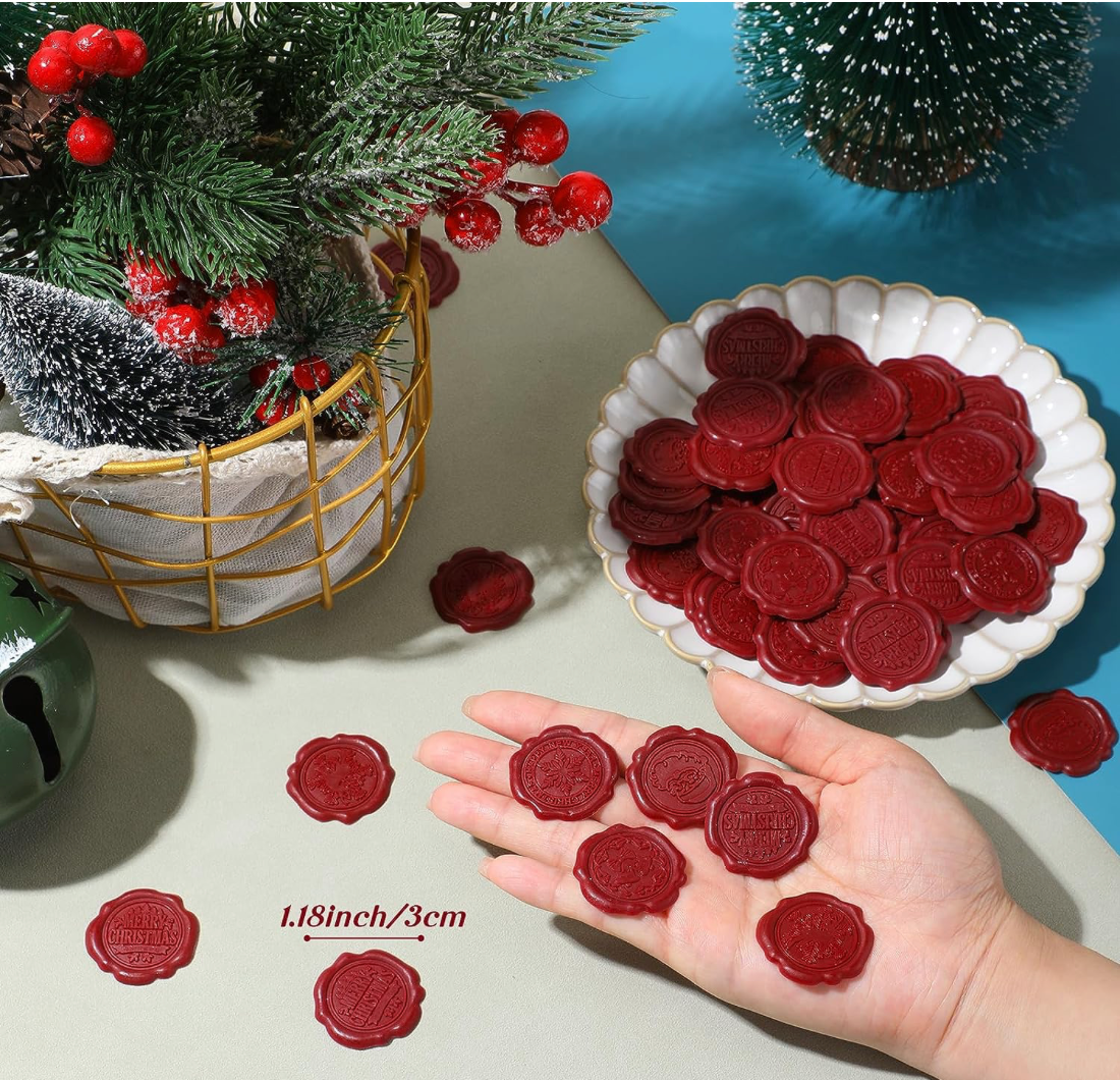 Christmas Wax Seal Stickers