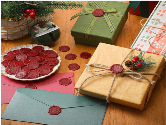 Christmas Wax Seal Stickers