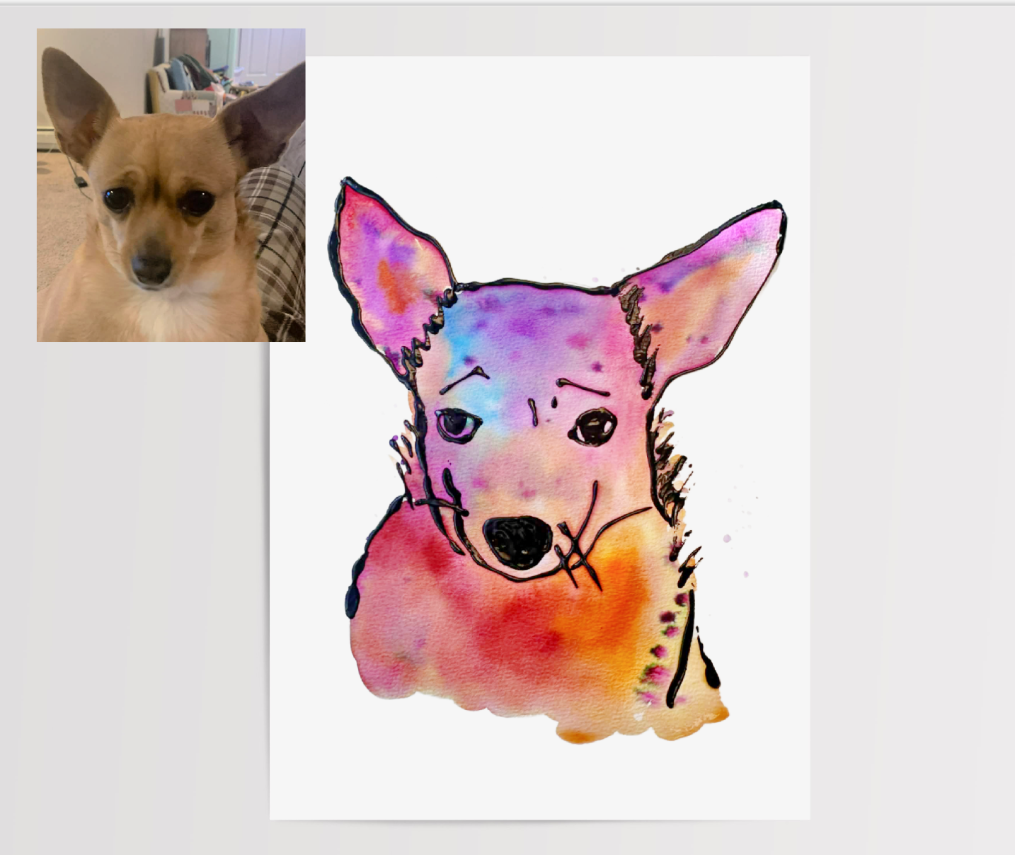 Pet Portrait Pop Art Somersworth