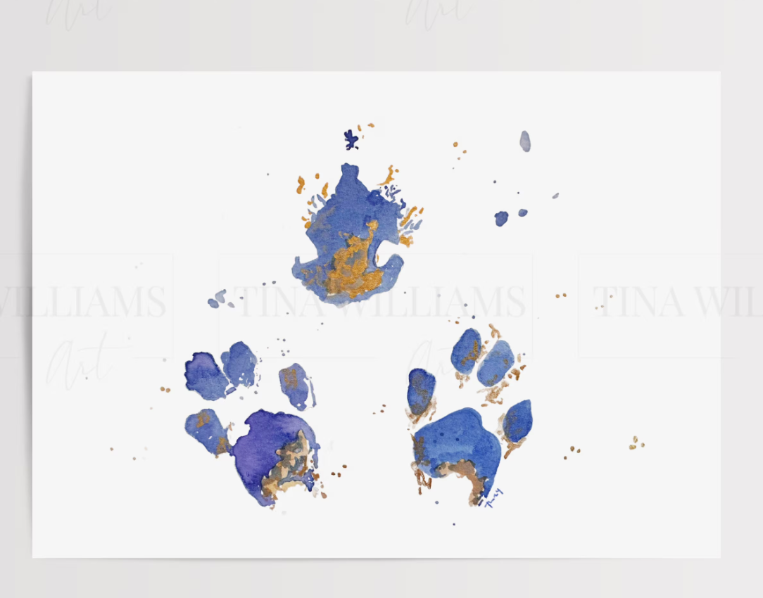 Hand Painted Paw Prints | Nose Prints | Custom Artwork