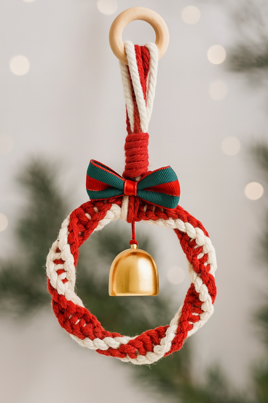 Macramé Wreath Ornament