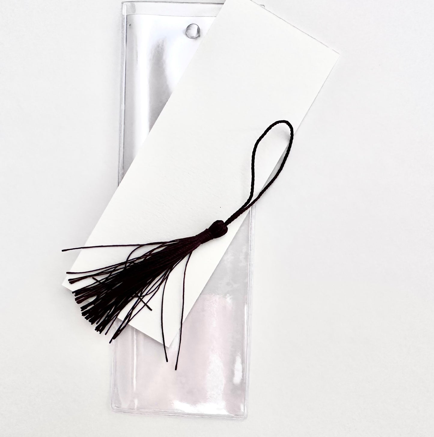 Blank Watercolor Bookmarks w/ tassels and sleeve