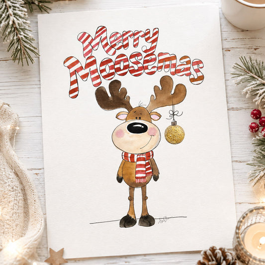 Merry Moosemas | Watercolor Paint Night | Greenland - 1 Dec 2026