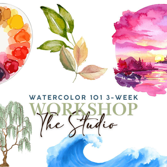 Watercolor 101 | 3 Week Workshop | Portsmouth - 13 Sep 2026