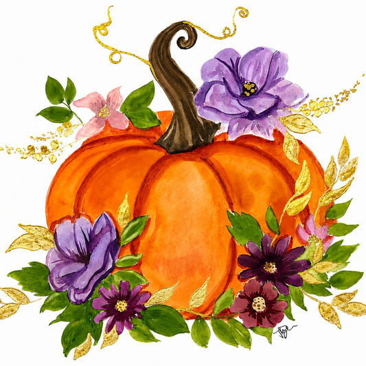 Floral Pumpkin Paint Night | Portsmouth - 4 Nov 2026
