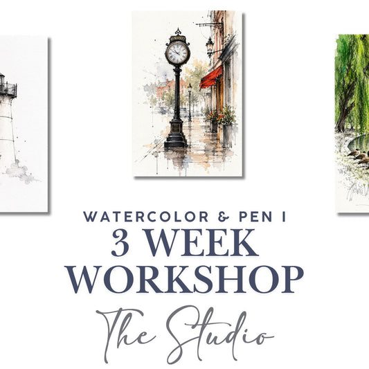 Watercolor & Pen I | Local Love | 3 Week Workshop - 11 Jan 2027
