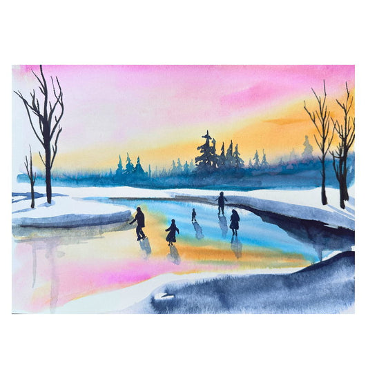 Winter Pond | Watercolor Paint Night | Portsmouth - 8 Dec 2026
