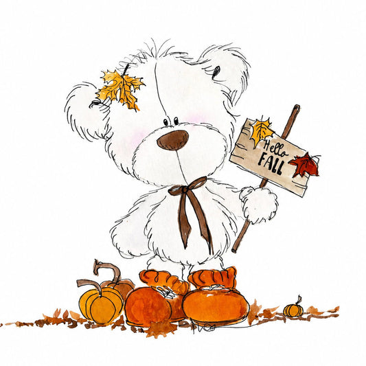 Hi Fall Bear | Watercolor Paint Night | Portsmouth - 17 Nov 2026