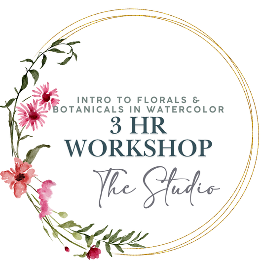Intro to Botanicals and Florals | 3 Hr Workshop | Tina's Art Studio | Portsmouth - 21 Feb 2027