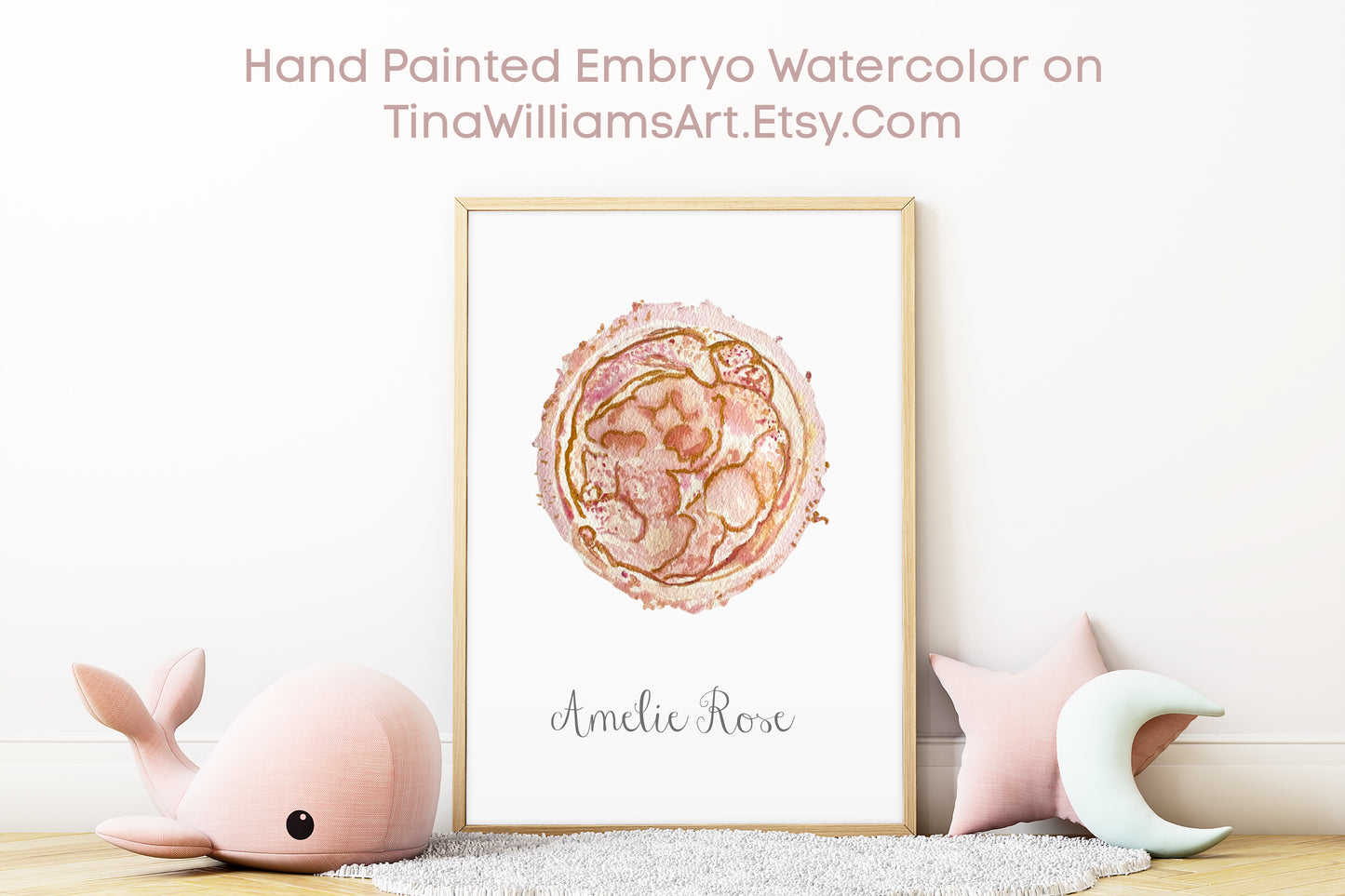 Custom Embryo Watercolor