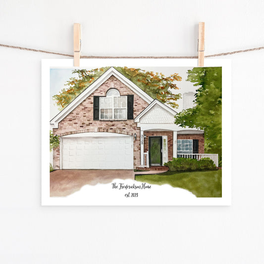 Custom Home Portrait