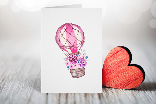 Hot Air Balloon Card