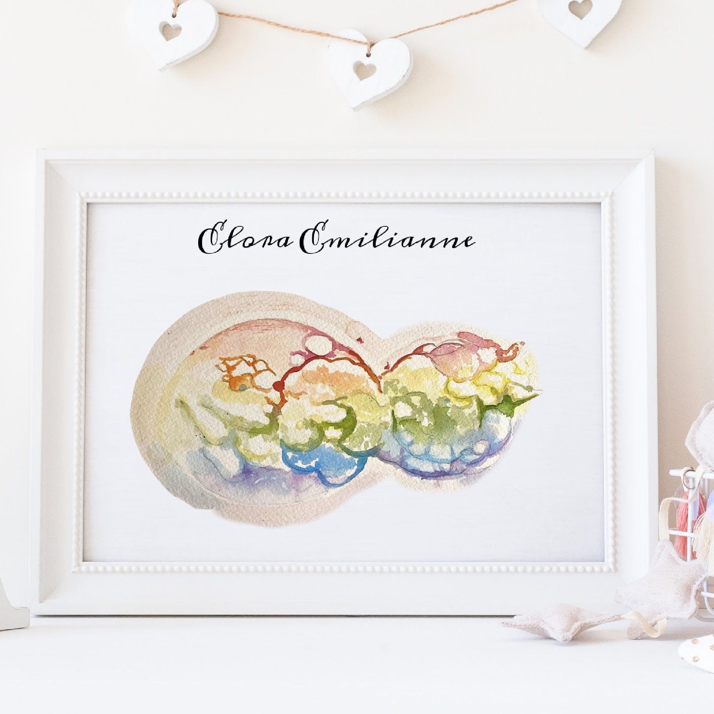 Custom Embryo Watercolor