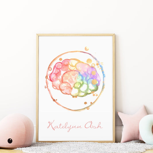 Custom Embryo Watercolor